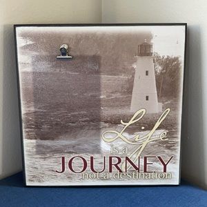Hanging Wall Decor (Life is a journey not a destination)
